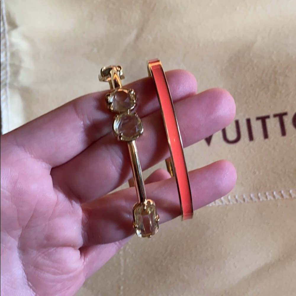 Lot of 2 Kate Spade bangles Gold color